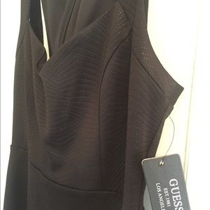 Textured Guess dress with back cutouts